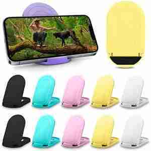 12Pcs Adjustable Cell Phone Stand Foldable - Desktop Cell Phone Holder Foldable Phone Stand for iPad Mini Stand Multi Angle iPhone Stand for Desk Accessories - Universal Tablet Stand Samsung iPhone