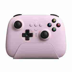8Bitdo Ultimate 2.4g Wireless Controller With Charging Dock, 2.4g Controller for PC, Android, Steam Deck & iPhone, iPad, macOS and Apple TV (Pastel Pink)