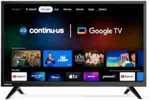 40-inch Smart 12V RV Television by Continu.us | 1080p Android Google 12 Volt TV with Google Assistant, Chromecast & Free Streaming Apps | Smart TV for RVs, Campers, Boats and More | CT-40TS10