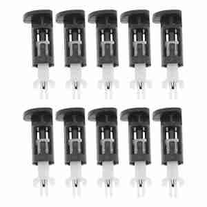 10PCS CPU Heatsink Cooler Fan Mount Pin Plastic Mounting Clip Fastener Compatible with Intel Socket LGA 775 CPU Heatsink Cooler Fan Computer Components