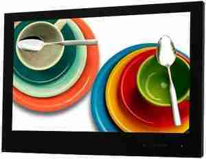 AVEL 23.8 Inch LED Kitchen/Cabinet Display – Android OS, Full HD, WI-FI, HDMI, YouTube/Netflix Compatibility (2023 Model, AVS2404BM) (Black Frame)