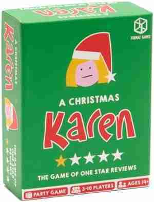 A Christmas Karen Party Game - Festive Bluffing Game with One-Star Reviews! Hilarious Game for Family Game Night, Ages 14+, 3-10 Players, 20-30 Minute Playtime, Made by Format Games