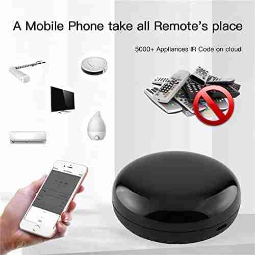 MOES WiFi Smart IR Remote Controller Smart Home Infrared Universal Remote Blaster,One for All Control AC TV DVD CD AUD SAT etc,Compatible with Alexa and Google Assistant,No Hub Required - Image 4