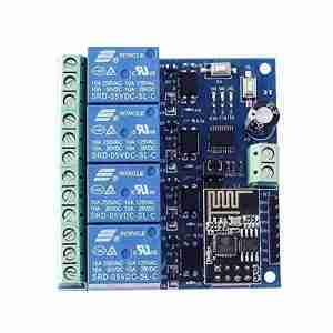 1pcs/lot 5v/12V ESP8266 ESP-01 4 Channel WiFi Relay Module IOT Smart Home Phone APP Controller Onboard ESP01