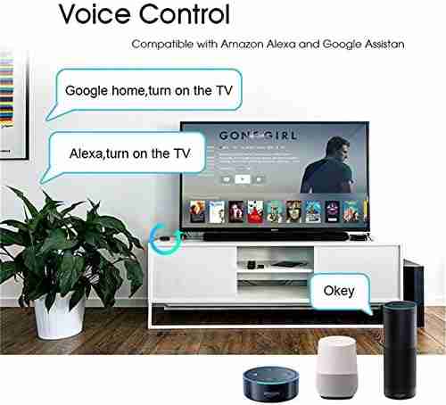 MOES WiFi Smart IR Remote Controller Smart Home Infrared Universal Remote Blaster,One for All Control AC TV DVD CD AUD SAT etc,Compatible with Alexa and Google Assistant,No Hub Required - Image 3