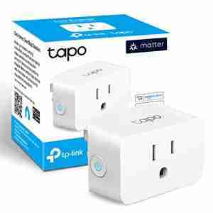 TP-Link Tapo Matter Compatible Smart Plug Mini, Compact Design, 15A/1800W Max, Super Easy Setup, Works with Apple Home, Alexa & Google Home, UL Certified, 2.4G Wi-Fi Only, White, Tapo P125M